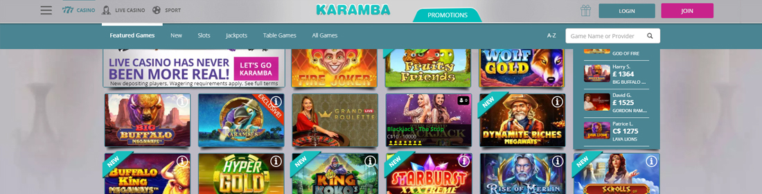 Karamba online casino