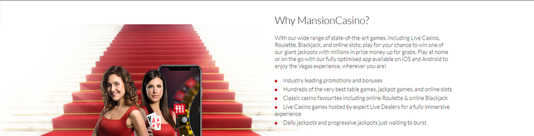 Mansion Casino Review