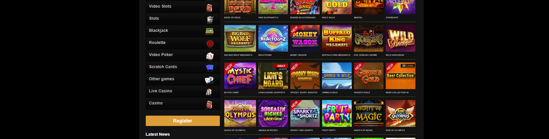 Videoslots casino review